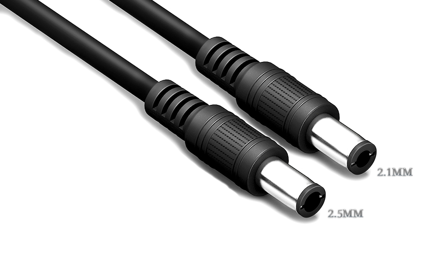 DC頭2.1和2.5如何區分