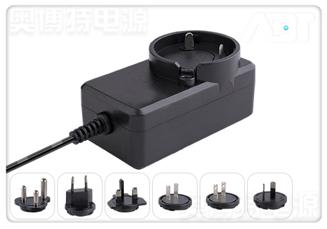 可換頭轉換插腳6V2000MA電源适配器