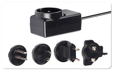 可換AC插腳電源适配器